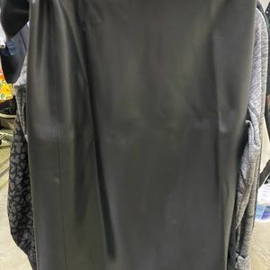 Amazon The Drop Leather Skirt Sz S